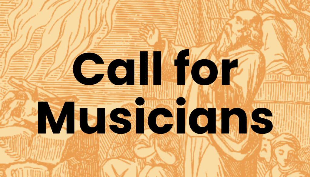Call for Musicians: Mendelssohn’s Elijah